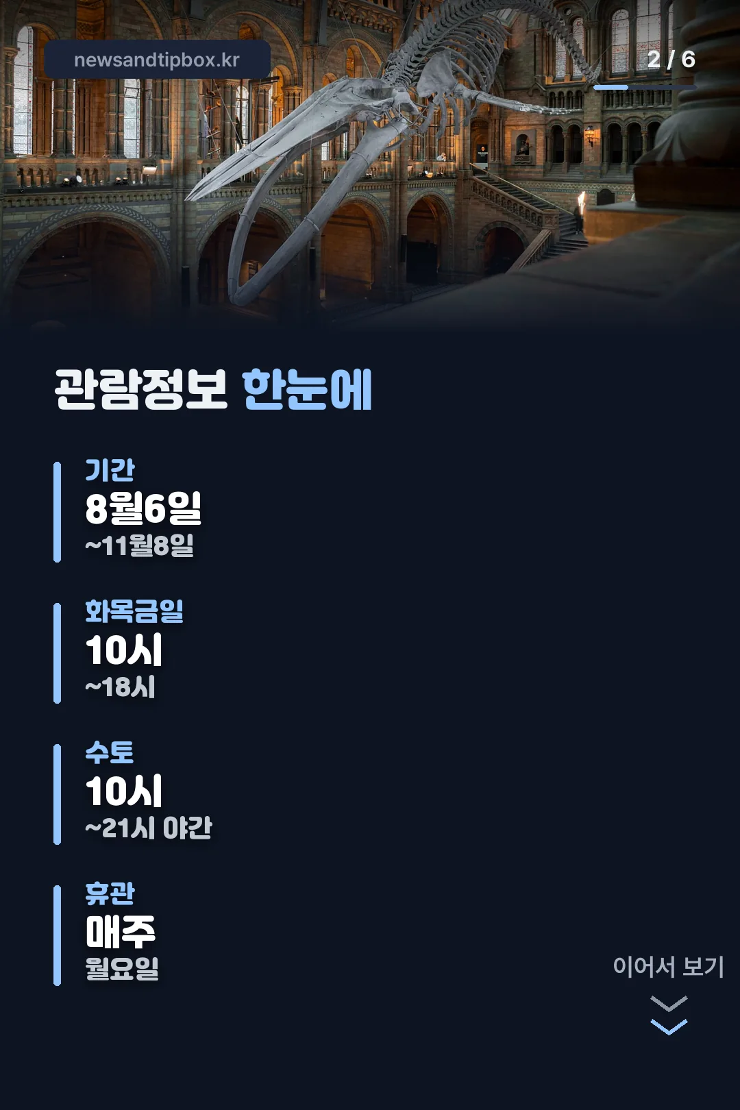 관람정보 한눈에