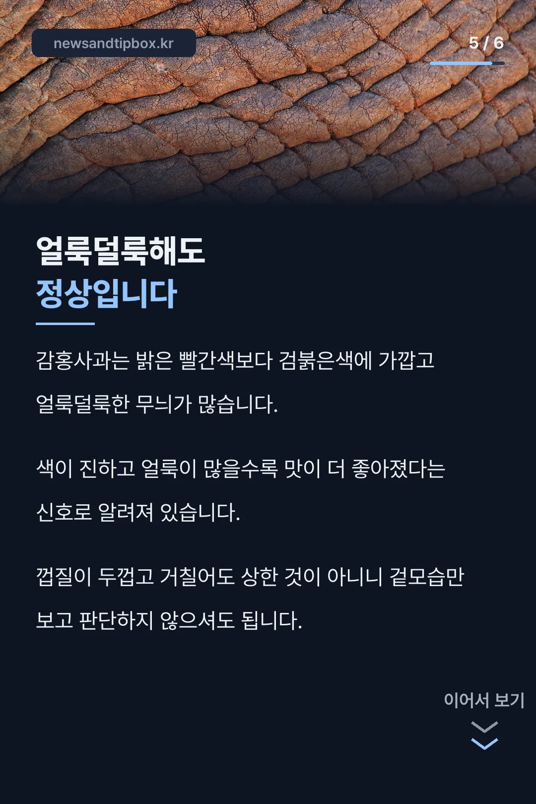 얼룩덜룩한 겉모습 특징