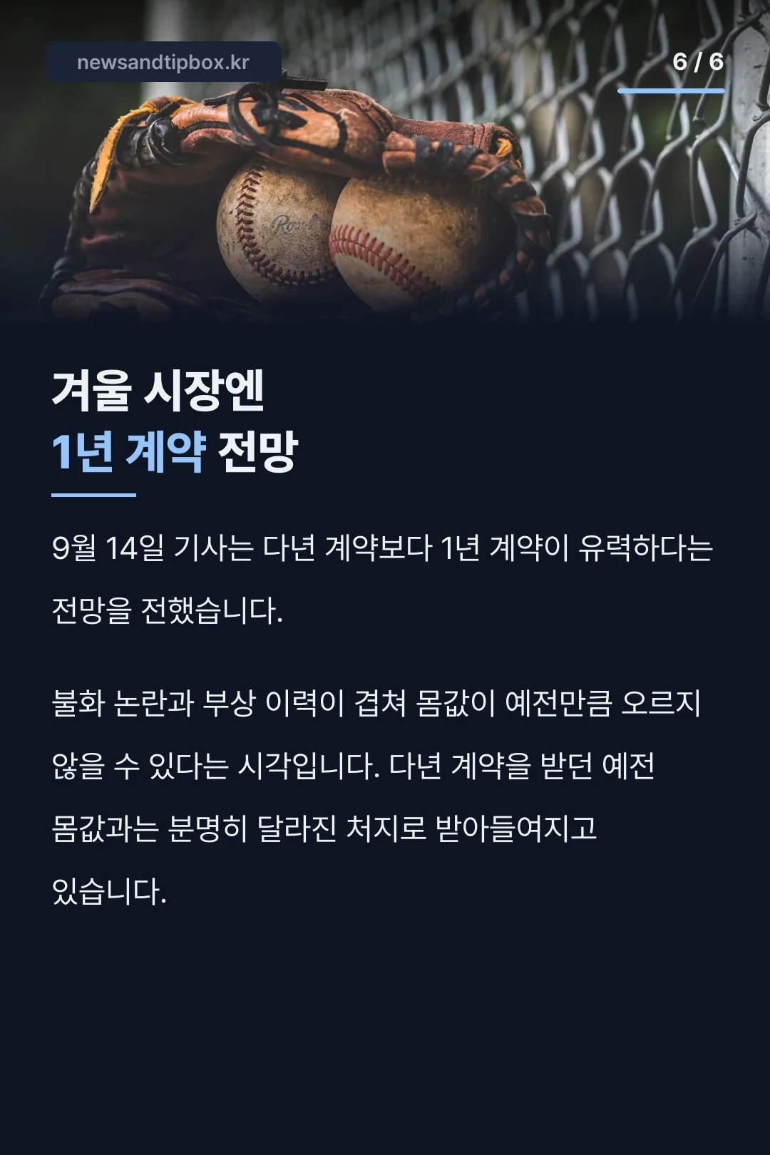 겨울 시장 전망