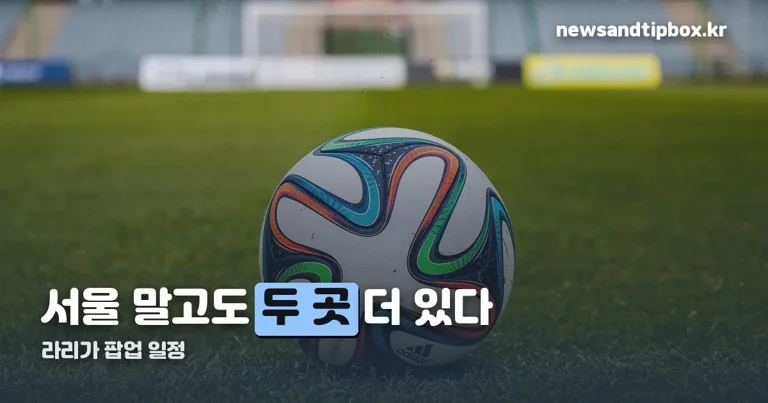 라리가 팝업 정리 썸네일